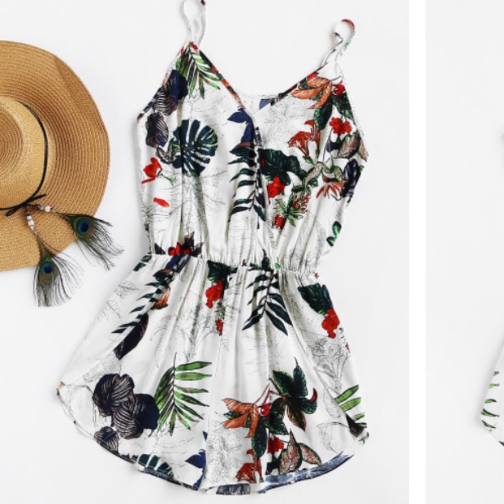 RESTOCKED - 1 left! Tropical Summer Romper